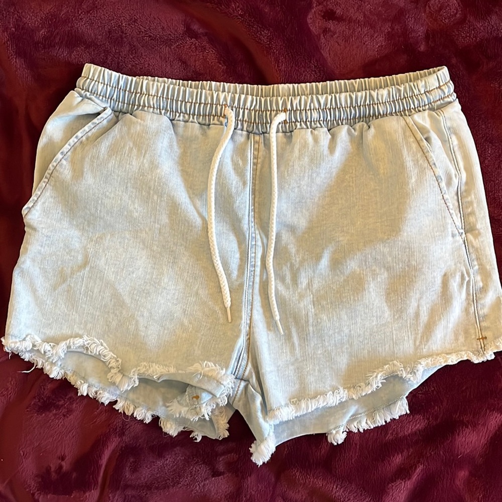 High waist beachy shorts